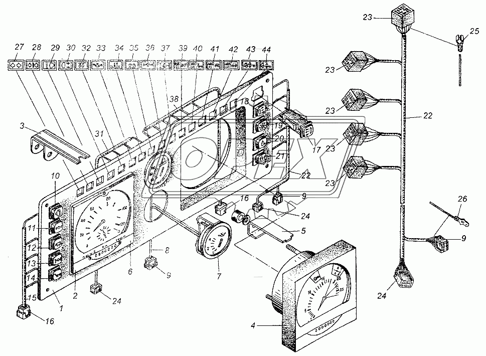 Щиток приборов 1